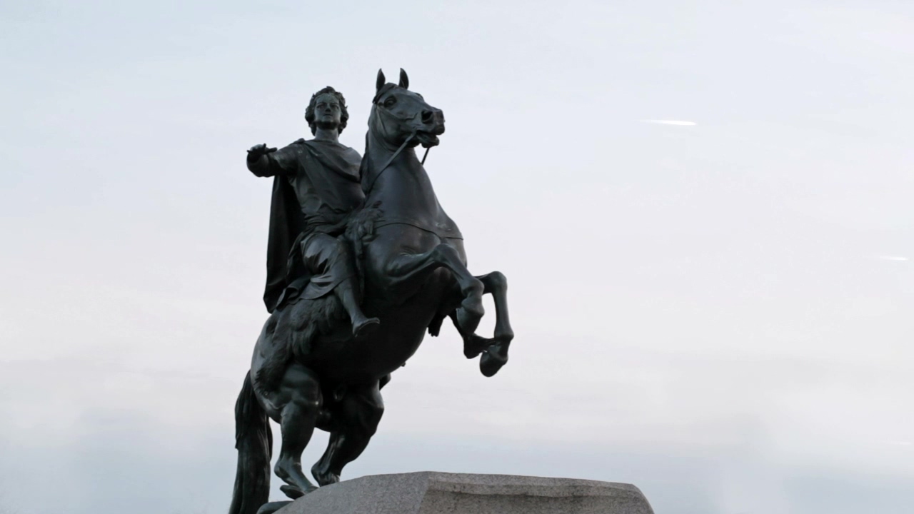 Bronze horseman statue, statue, monument, and horse