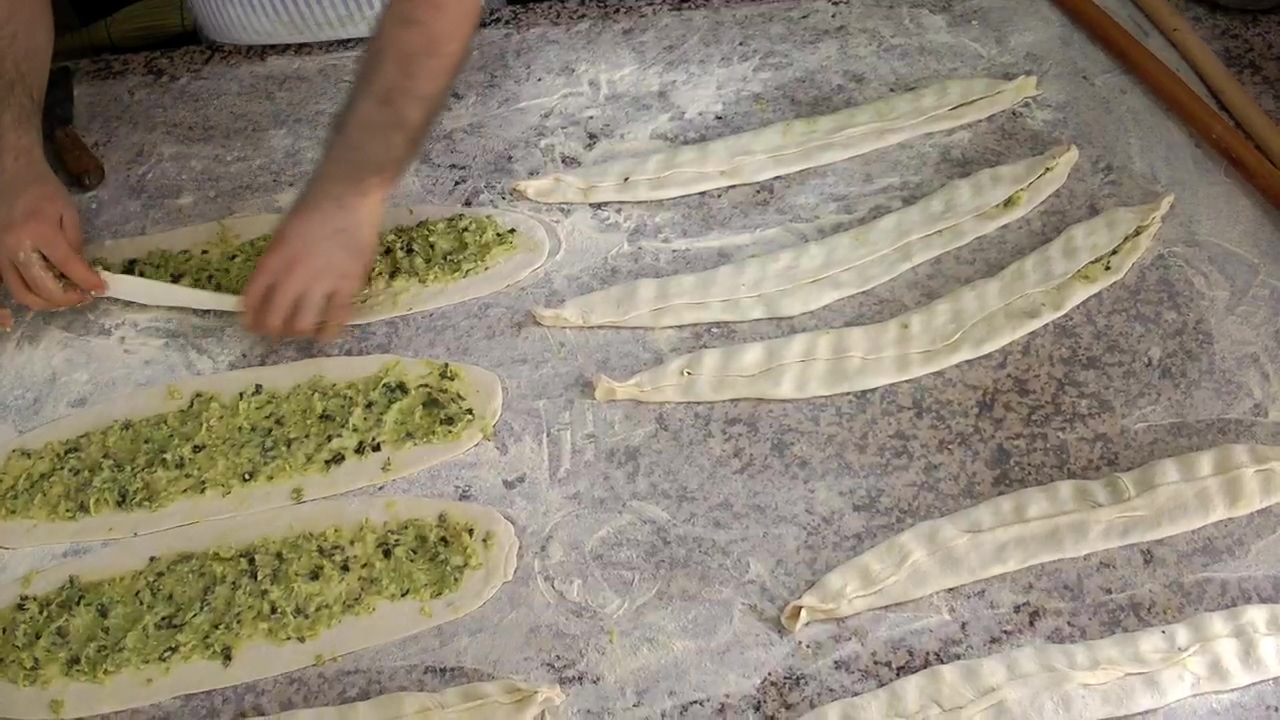 Cooks hands preparing turkish food #food #profession #hands #food preparation #cooking #cook #turkey