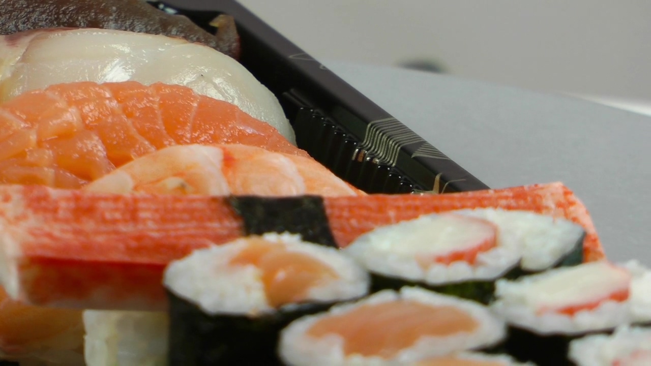 Sushi and fish, food, fish, restaurant, and sushi