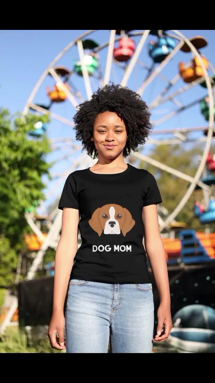 Clothing ideas for dog lovers; dog see newborn puppies for the first time, dog lovers, dog moms