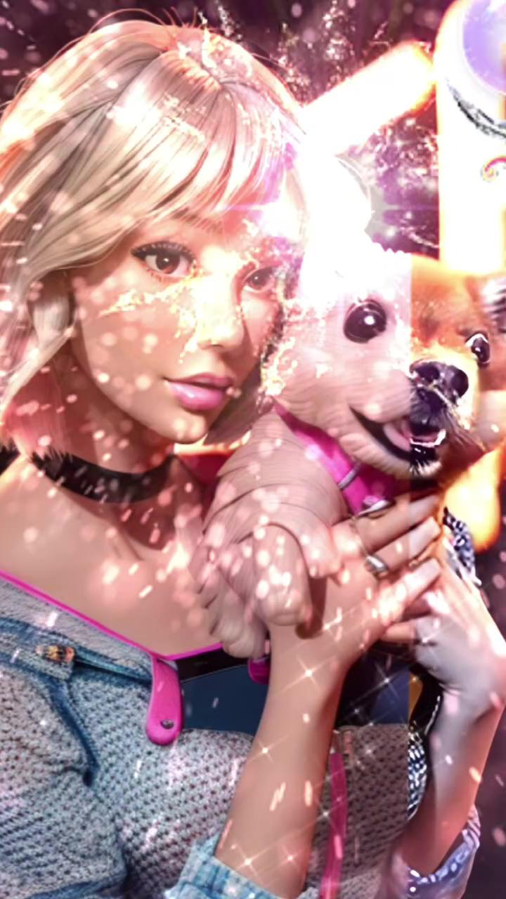 Taylor swift with her dog | funny dog singing beach boys