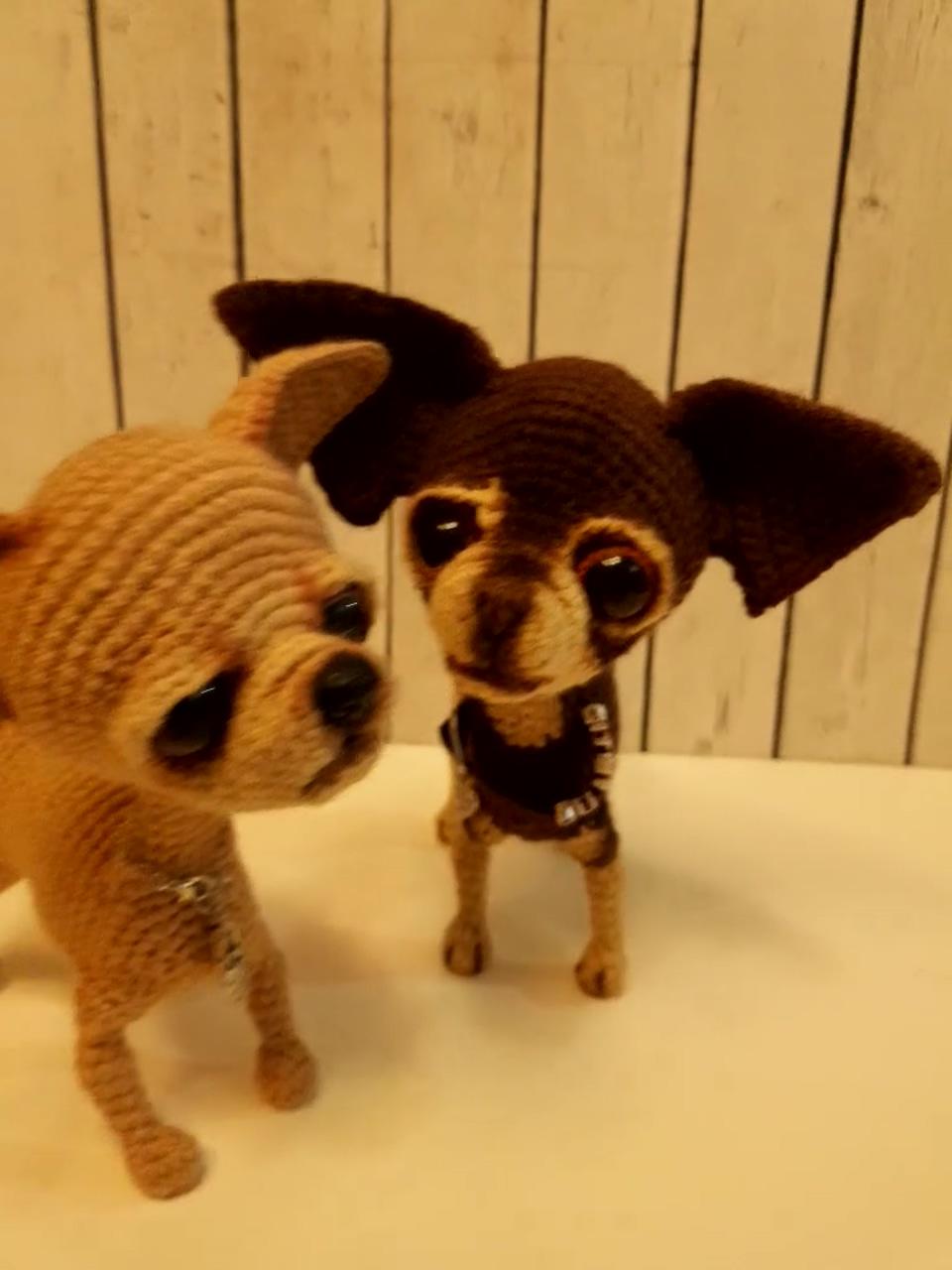 Chihuahua; wire crochet