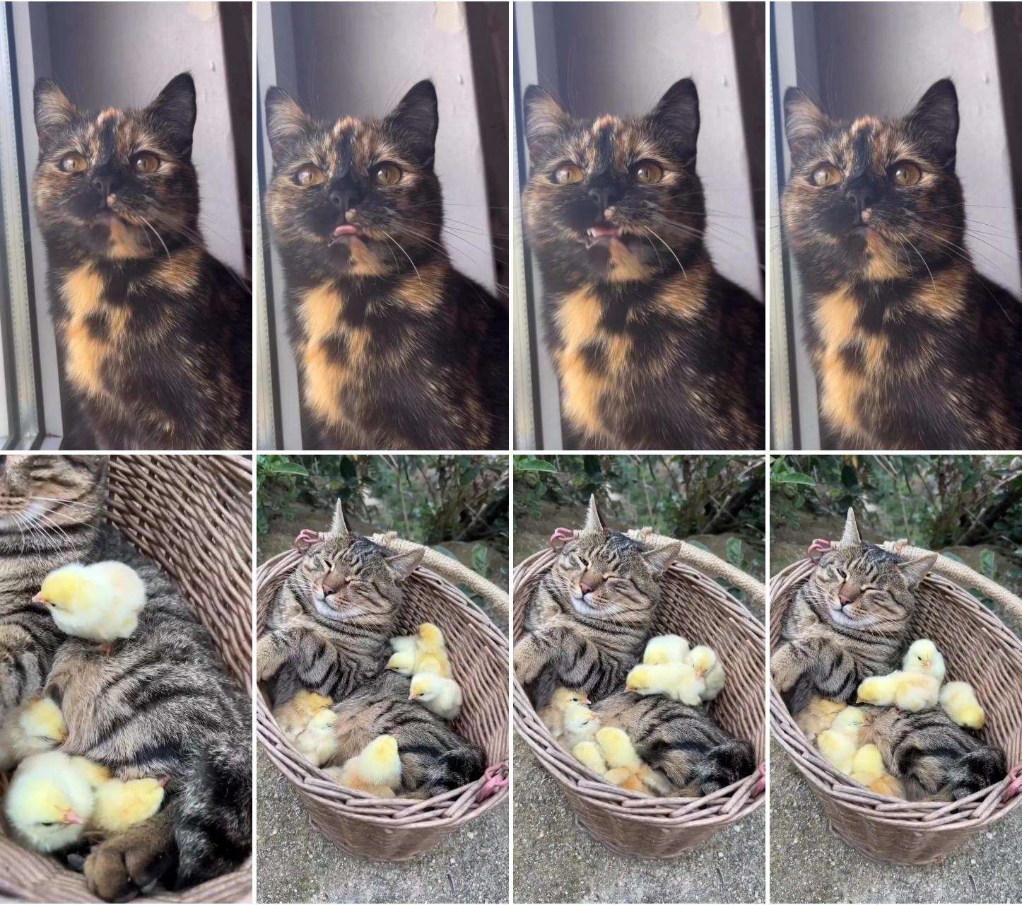 Tt ekekekkekkek / tortie cat with the cutest meow / funny talking cat / tortoiseshell cat videos; cute animals
